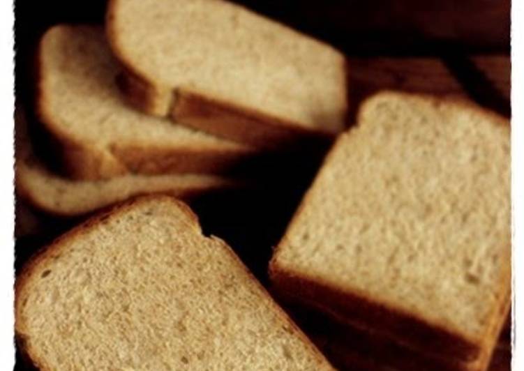 Easiest Way to Prepare Super Quick Homemade Brown Sugar &amp; Milk Wheat Bread Loaf