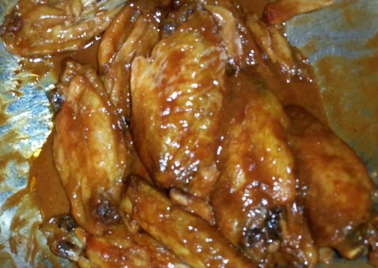 Steps to Prepare Ultimate Heidi&#39;s Asian BBQ Ranch Wings