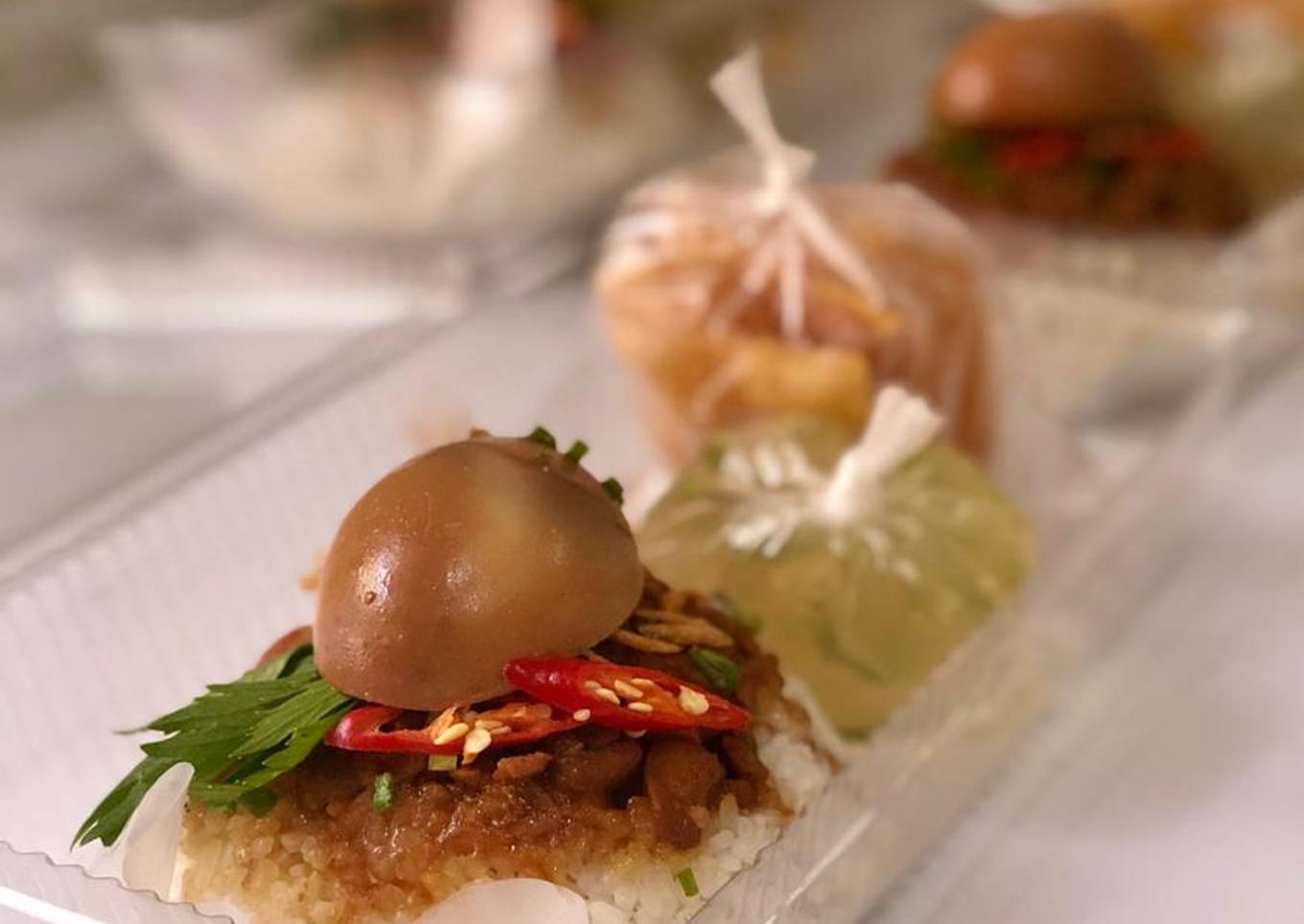 Nasi Tim Ayam Jamur Enak banget
