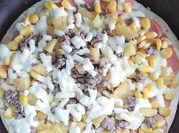 Hình ảnh của pizza thịt bò bằm