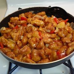 A picture of Panda Express Sweet Fire Chicken.