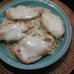 A picture of Stuffed chicken.