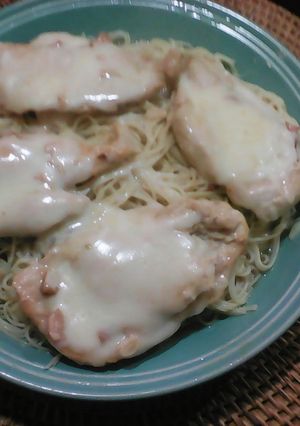 A picture of Stuffed chicken.