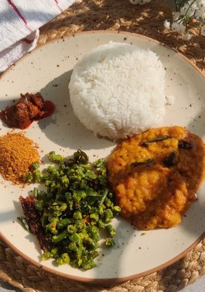 A picture of South India Style Beans Poriyal.