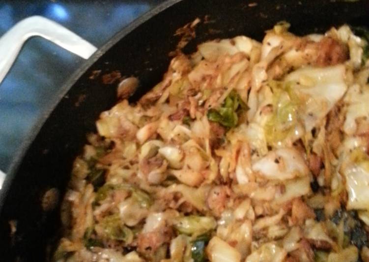 Simple Way to Prepare Homemade Stacy&#39;s Fried Cabbage