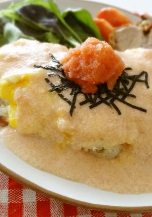 A picture of Creamy Mentaiko Omurice.