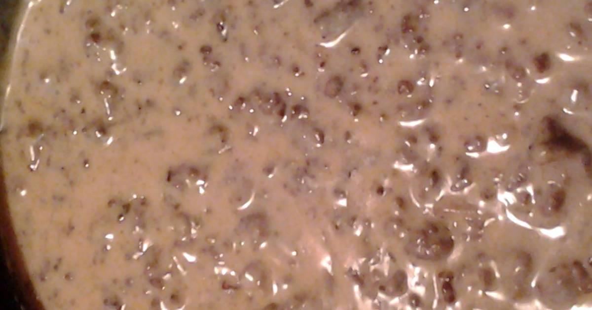 hamburger milk gravy Recipe by skunkmonkey101 Cookpad