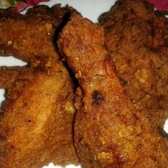 A picture of Crunchy fried chicken.