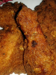 A picture of Crunchy fried chicken.