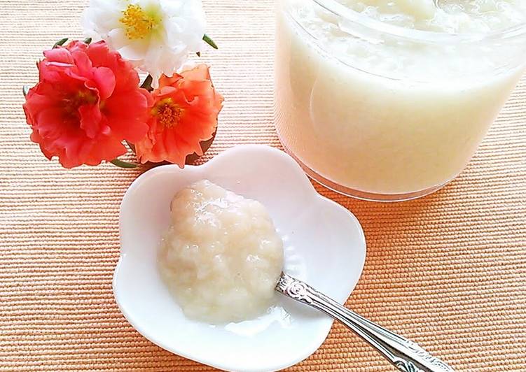 Recipe: Perfect The Easiest Way To Make Ama-koji (Sweet Rice Malt) and Amazake