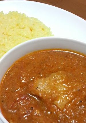 A picture of My curry Indian Style.