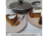 Torta de zanahoria sin gluten en Thermomix y sartén 24 cm Essen