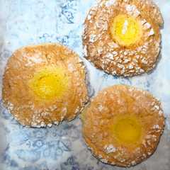 Una foto de Galletas craqueladas de limón