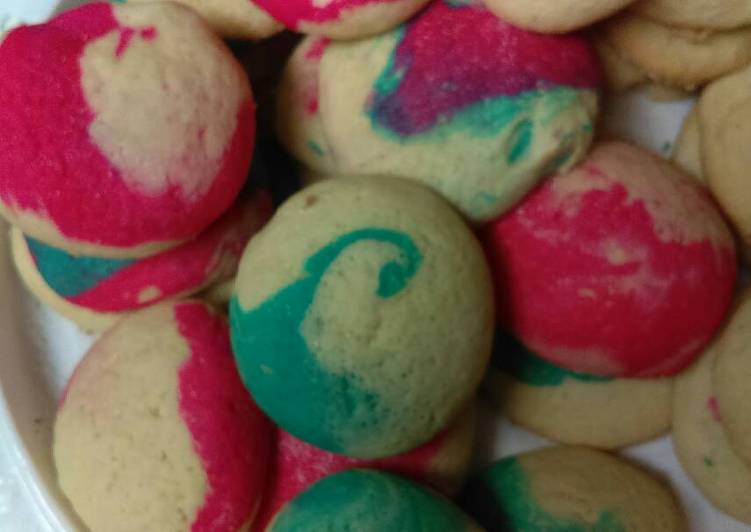 How to Make Homemade Tie-dye sugar cookies