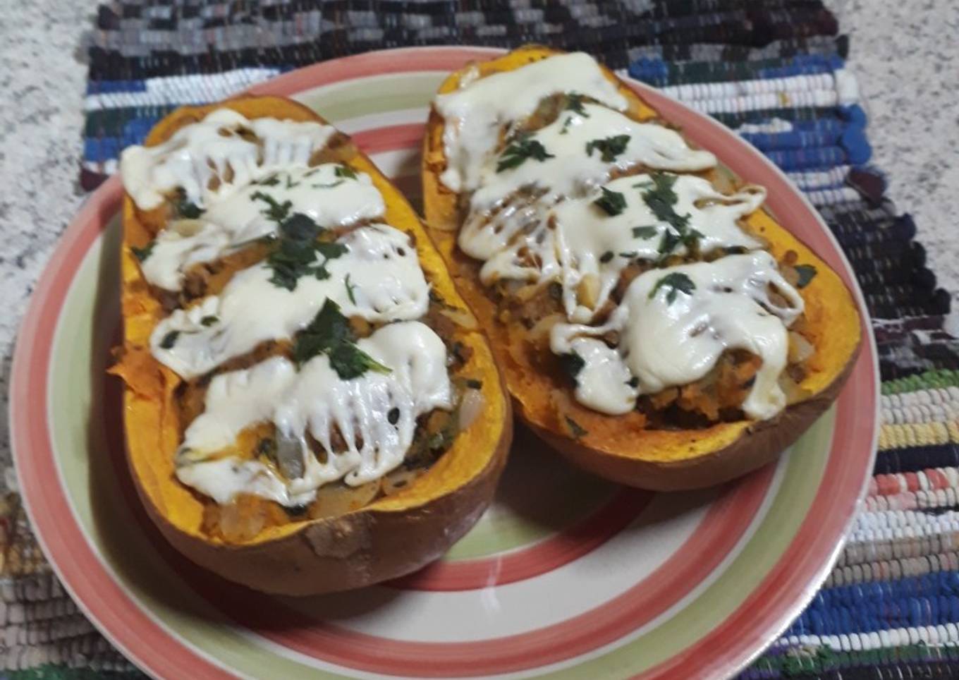 Calabaza rellena