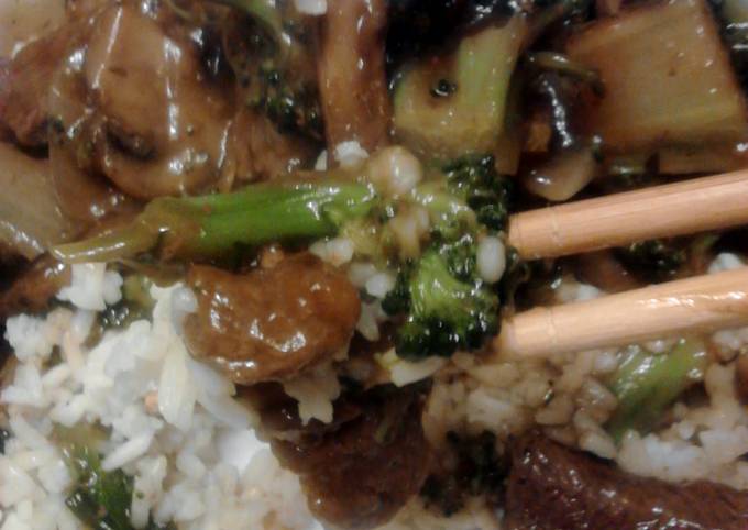 Beef & Broccoli Stir Fry with variations