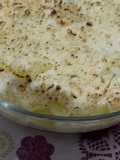 Batata Gratinada com Creme de Alho Poró e Ricota
