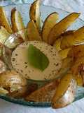 Papas Alioli al Horno, con Salsa de Ajo