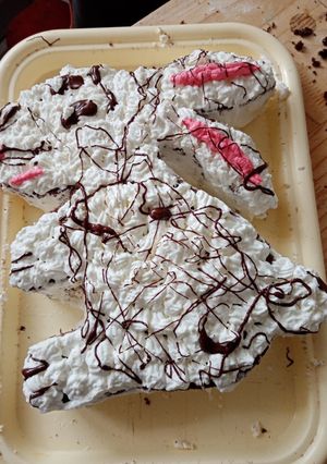 Túrós csokis nyuszi recept fotója