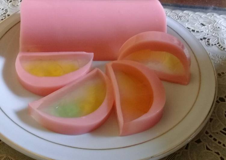 Bahan Puding jelly unyu ala @dapurbyana | cara pembuatan Puding jelly unyu ala @dapurbyana Yang Sederhana