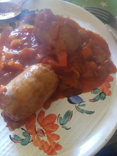 Una foto de Chorizo a la pomarola