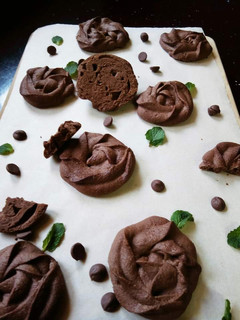 A picture of 3 Ingredients Chocolate cookies#photographychallenge.