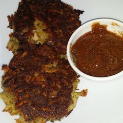 "Parmigian Chicken Potatoe Cakes" A picture of "Parmigian Chicken Potatoe Cakes".