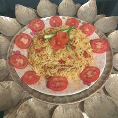 A picture of Instant tomato rice.