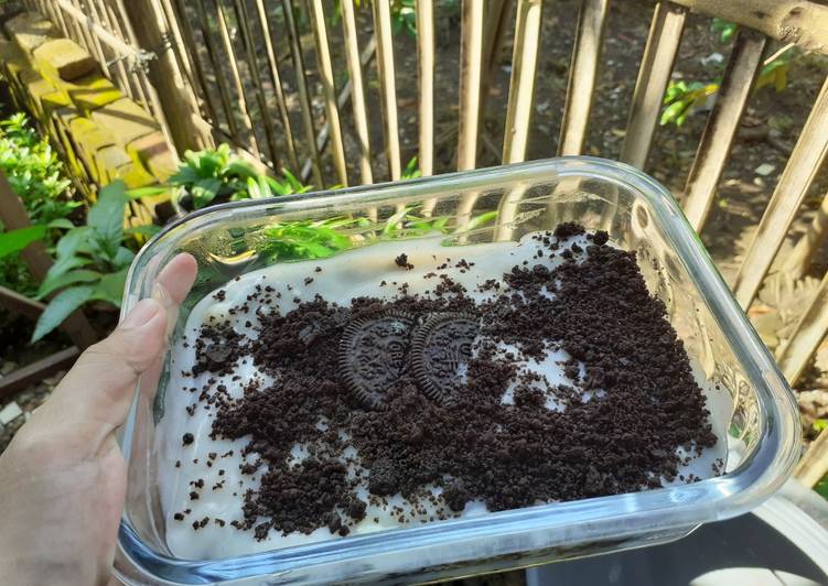 Cara Membuat Oreo Dessert Box irit bahan Anti Gagal