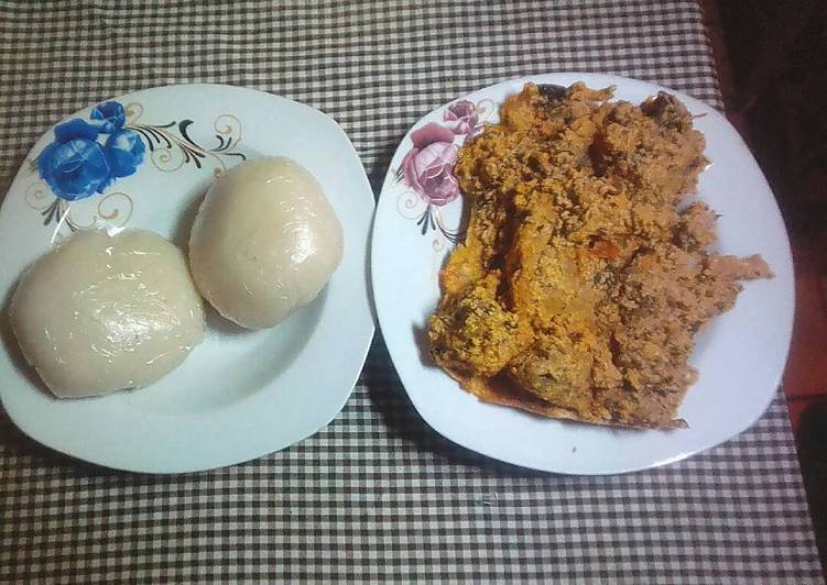 Tasy Egusi bitterleaf soup