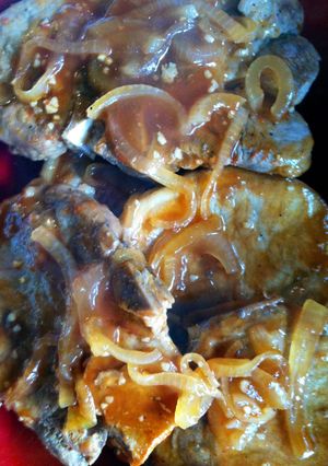A picture of Irvixen's Pork Chops In Beer Sauce.