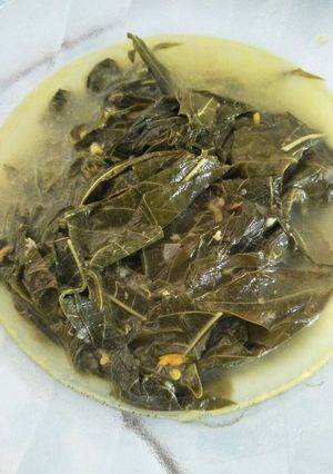 Foto resep Daun singkong kuah santan