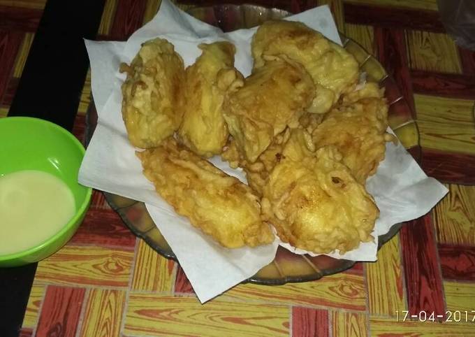 Resep Pisang kepok goreng tepung oleh Bintu Husein Khirid Resep Pisang kepok goreng tepung oleh Bintu Husein Khirid