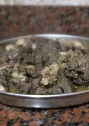 صورة لوصفة طريقه عمل الكبده الاسكندارني