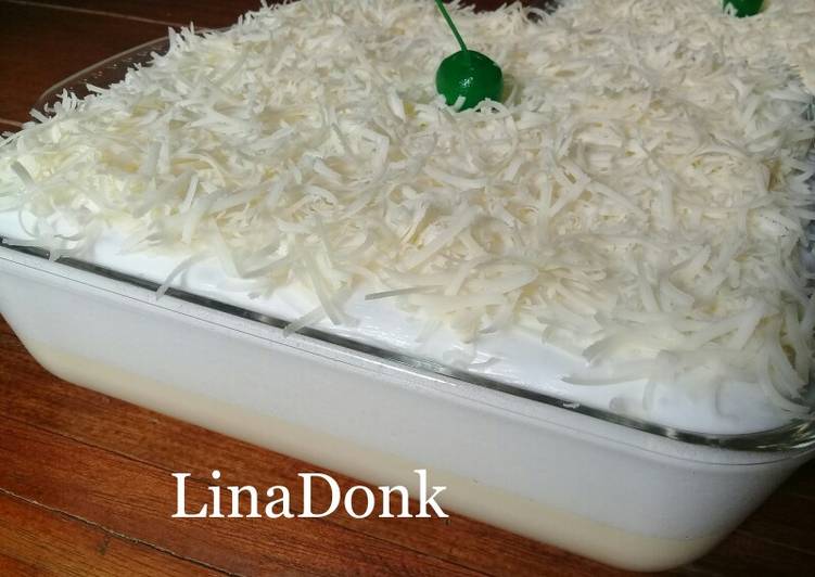 Puding busa keju