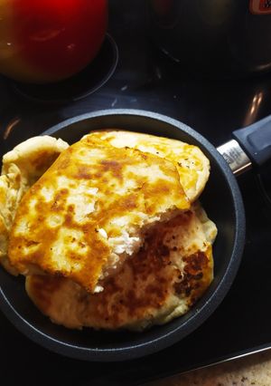 Φωτογραφία της συνταγής Τηγανόψωμα με φέτα 😋