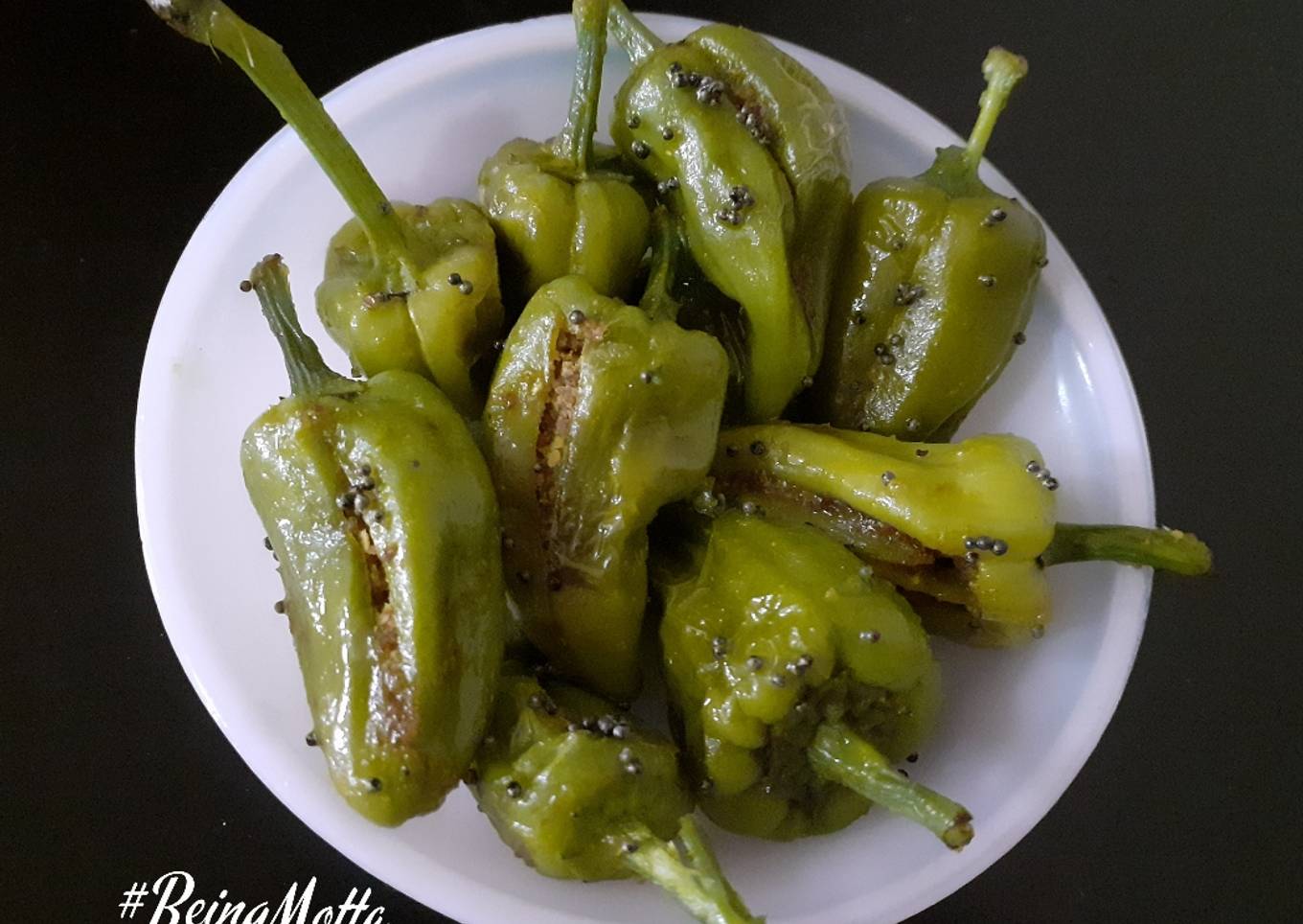 Stuffed Chillies Bharela Marcha