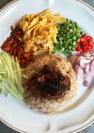 รูปของ ข้าวคลุกกะปิเนื้อหวาน#อาหารไทยง่ายๆ