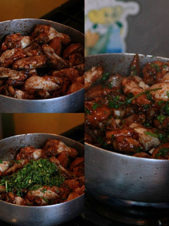A picture of Tangy hot wings.