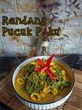 Rendang Pucuk Paku + Sotong