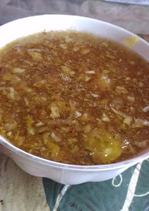 A picture of Instant lemon chutney.