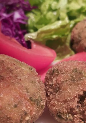 Una foto de Croquetas de Quinoa, acelga y zanahoria