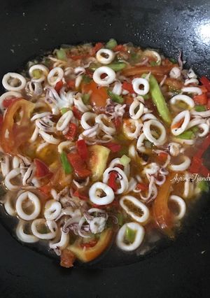 Foto resep Cumi masak tomat