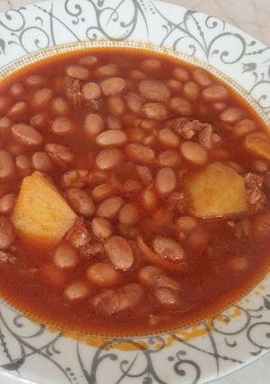 عکسی از دستور خوراک لوبیا خوشمزه من
