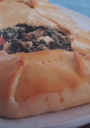 A picture of Italian Spinach Quiche.