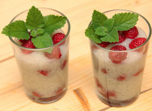 Tápióka puding recept fotója