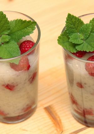 Tápióka puding recept fotója