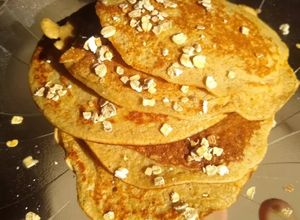 Una foto de Panqueques de Avena y Banana Sin Harina🍌