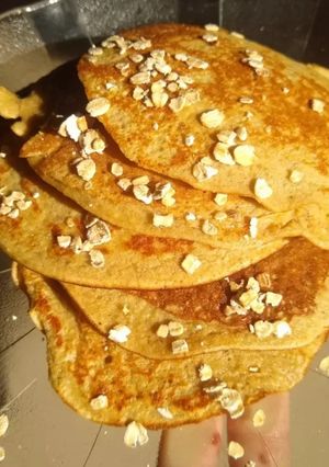 Una foto de Panqueques de Avena y Banana Sin Harina🍌