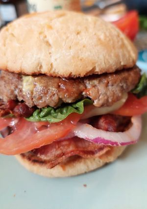 Házi mentes hamburger recept fotója